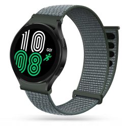   Tech-Protect Nylon Samsung Galaxy Watch 4 40/42/44/46mm óraszíj, sötétszürke