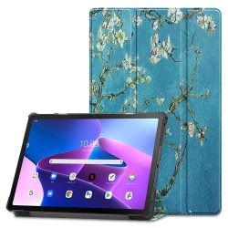   Tech-Protect Smartcase "Sakura" Lenovo Tab M10 Plus 10.6 3rd Gen TB-125/TB-128 oldalra nyíló smart tok, mintás