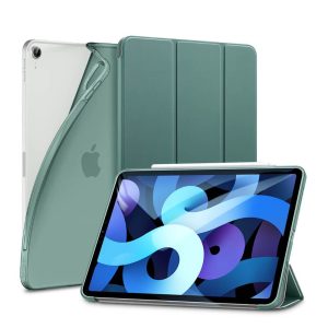 ESR Rebound Slim iPad Air 4 10.9" (2020) oldalra nyíló smart tok, világoszöld