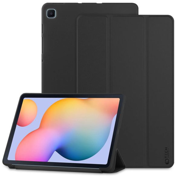 Tech-Protect Smartcase ”2” Samsung Galaxy Tab S6 Lite10.4 2020 / 2022 oldalra nyíló okos tok, fekete