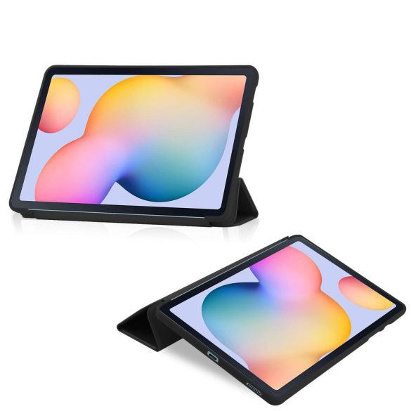 Tech-Protect Smartcase ”2” Samsung Galaxy Tab S6 Lite10.4 2020 / 2022 oldalra nyíló okos tok, fekete