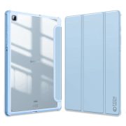   Tech-Protect Smartcase Hybrid Galaxy Tab S6 Lite 10.4 2020/2022 ütésálló oldalra nyíló smart tok, érintőceruza tartóval, átlátszó-kék