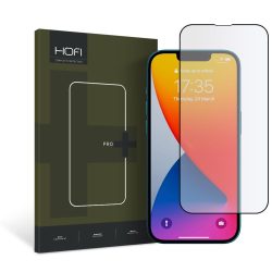   Hofi Glass Pro+ iPhone 13/13 Pro/14 kijelzővédő edzett üvegfólia (tempered glass) 9H keménységű, fekete