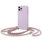 Tech-Protect Icon Chain iPhone 12 szilikon tok, lila