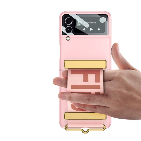 Tech-Protect Icon Belt Samsung Galaxy Z Flip 4 hátlap, tok, rozé arany
