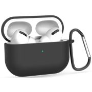   Tech-Protect Icon Hook Apple Airpods Pro 1/2 szilikon tok, fekete