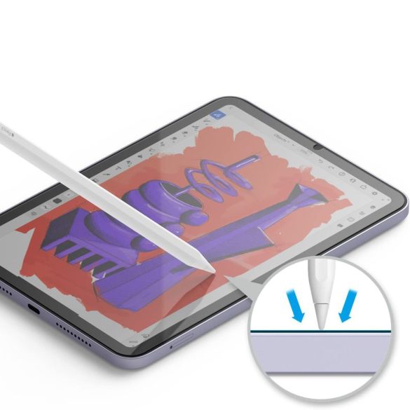 Hofi Glass Pro+ iPad 10.9", 10. gen. (2022) kijelzővédő edzett üvegfólia (tempered glass) 9H keménységű, átlátszó