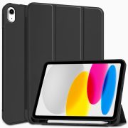   Tech-Protect Smartcase Pen iPad 10.9", 10. gen. (2022) oldalra nyíló okos tok, érintőceruza tartóval, fekete