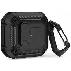   Tech-Protect X-Cabrio Apple Airpods Pro 1/2 szilikon tok, fekete