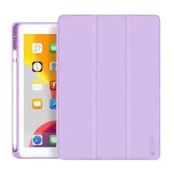   Tech-Protect Sc Pen iPad Air 4 2020 / iPad Air 5 2022 oldalra nyíló okos tok, érintőceruza tartóval, ibolya