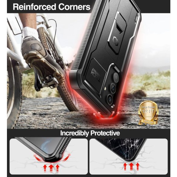 Tech-Protect Kevlar Pro Samsung Galaxy A54 5G ütésálló hátlap tok, fekete