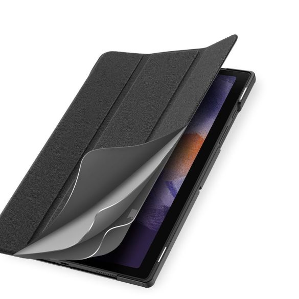 Dux Ducis Domo Series Samsung Galaxy Tab A8 10.5" X200/X205 (2021) oldalra nyíló smart tok, fekete