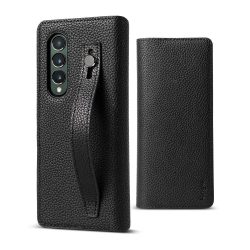   Ringke Signature Ez Strap Samsung Galaxy Z Fold 3 oldalra nyíló tok, fekete