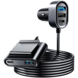   Joyroom JR-CL05 5-Port (3xUSB+2xUSB-C) 72W univerzális autós szivargyújtó töltő