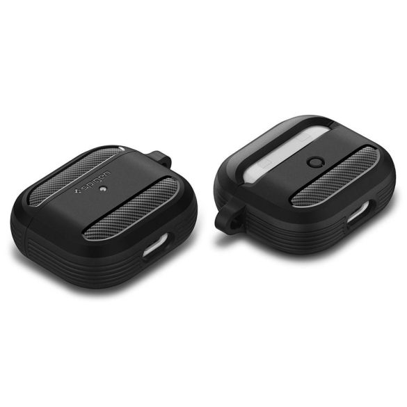 Spigen Rugged Armor Apple Airpods 3 tok, matt fekete