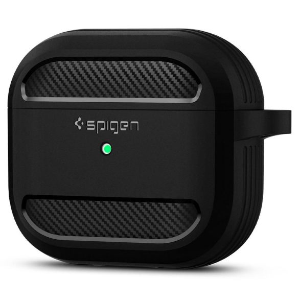 Spigen Rugged Armor Apple Airpods 3 tok, matt fekete