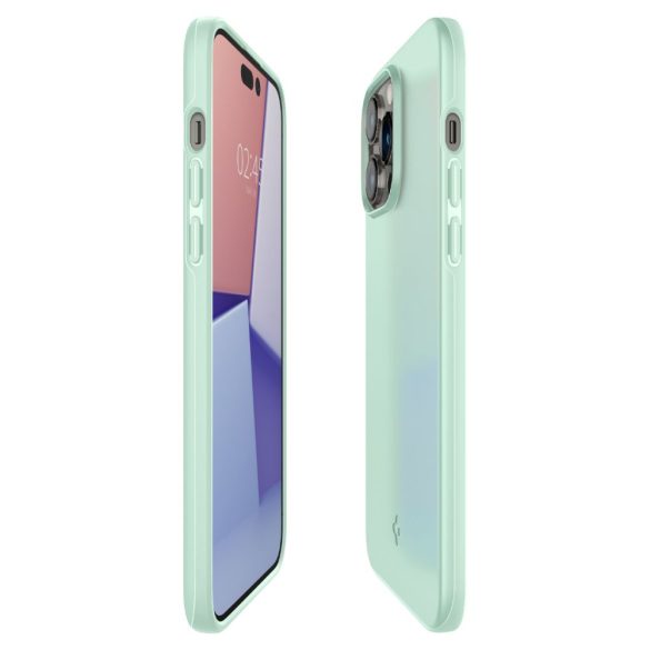 Spigen Thin Fit iPhone 14 Pro hátlap, tok, menta