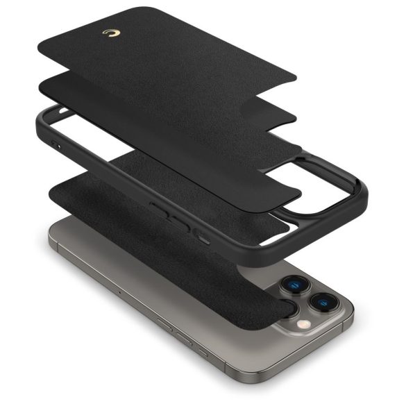 Spigen Cyrill Kajuk Mag Magsafe iPhone 14 Pro hátlap, tok, fekete