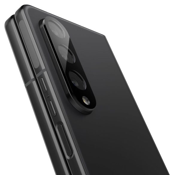 Spigen 2db Samsung Galaxy Z Fold 4 Camera kameravédő üvegfólia (tempered glass), fekete