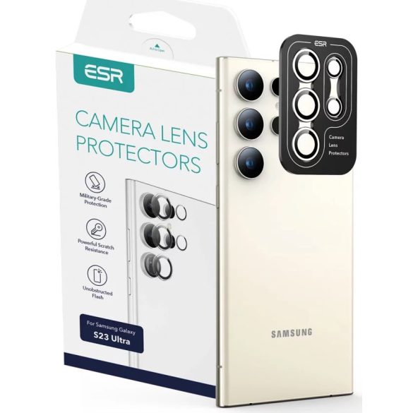 ESR Samsung Galaxy S23 Ultra Camera Glass Film kameravédő üvegfólia (tempered glass) átlátszó