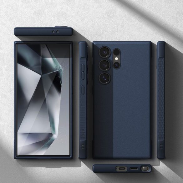 Ringke Onyx Samsung Galaxy S24 Ultra hátlap, tok, sötétkék