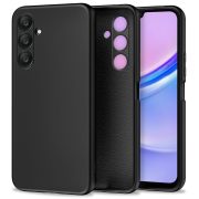   Tech-Protect Icon Samsung Galaxy A15 4G / 5G szilikon hátlap, tok, fekete