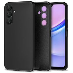   Tech-Protect Icon Samsung Galaxy A15 4G / 5G szilikon hátlap, tok, fekete