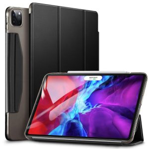 ESR iPad Pro 12.9 (2018/2020) Yippee oldalra nyíló okos tok, fekete