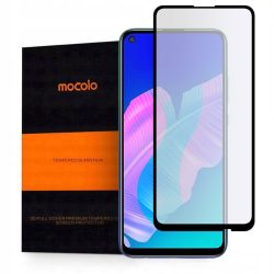   Mocolo TG+ Huawei P40 Lite E/Y7P 5D teljes kijelzős edzett üvegfólia (tempered glass) 9H keménységű, fekete