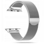   Tech-Protect Milaneseband Apple Watch 42/44mm fém óraszíj, ezüst