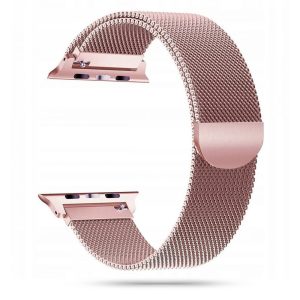 Tech-Protect Milaneseband Apple Watch 38/40mm fém óraszíj, rozé arany