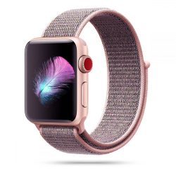   Tech-Protect Nylon Apple Watch 38/40mm nylon óraszíj, bézs