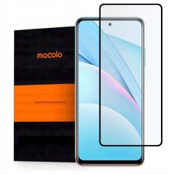   Mocolo TG+ Xiaomi Mi 10T Lite 3D teljes kijelzős edzett üvegfólia (tempered glass) 9H keménységű, fekete