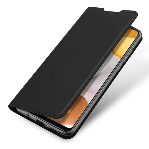 Dux Ducis Skin Pro Samsung Galaxy A42 5G oldalra nyíló tok, fekete