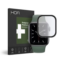   HOFI HYBRID Watch 4/5 (40mm) Glass Screen teljes kijelzős edzett üvegfólia (tempered glass), 9H keménységű, fekete