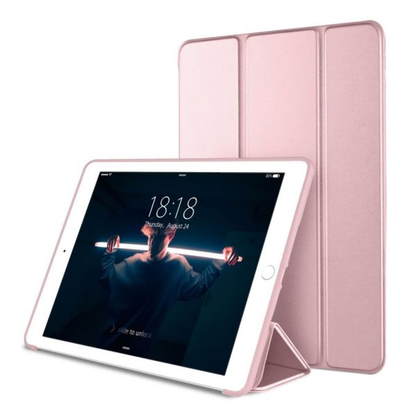 Tech-Protect Smartcase iPad 9.7" (2017/2018) oldalra nyíló okos tok, rozé arany