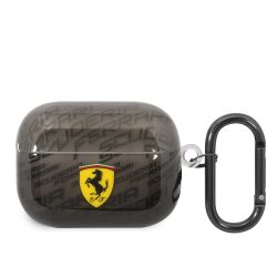 Ferrari Airpods Pro Gradient Allover  hátlap, tok, fekete