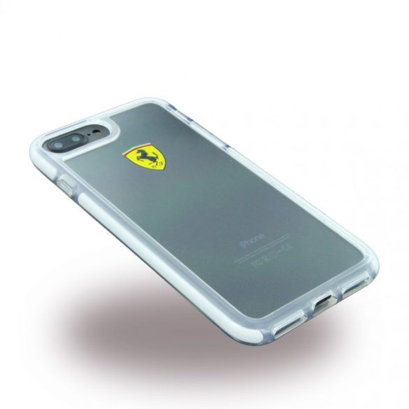 Ferrari iPhone 7 Plus SHOCKPROOF Hard Racing Shield (FEGLHCP7LTR) hátlap, tok, átlátszó