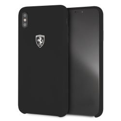   Ferrari iPhone XS Max Off Track Silicone (FEOSIHCI65BK) hátlap, tok, fekete