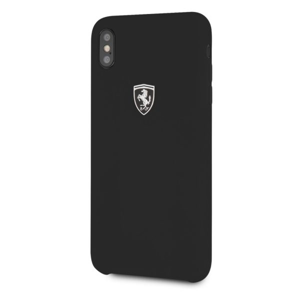 Ferrari iPhone XS Max Off Track Silicone (FEOSIHCI65BK) hátlap, tok, fekete
