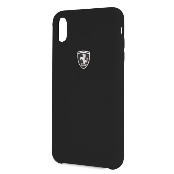 Ferrari iPhone XS Max Off Track Silicone (FEOSIHCI65BK) hátlap, tok, fekete