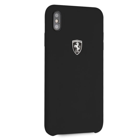 Ferrari iPhone XS Max Off Track Silicone (FEOSIHCI65BK) hátlap, tok, fekete