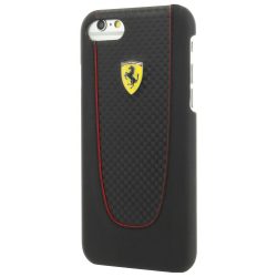 Ferrari Pit Stop iPhone 6/7/8 hátlap, tok, fekete-piros