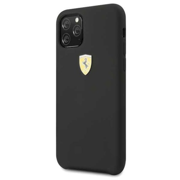 Ferrari iPhone 11 Pro Urban SF Silicon (FESSIHCN58BK) hátlap, tok, fekete