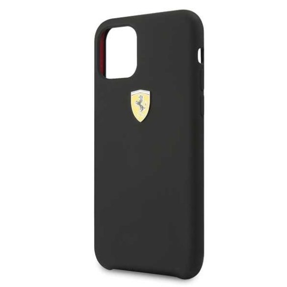 Ferrari iPhone 11 Pro Urban SF Silicon (FESSIHCN58BK) hátlap, tok, fekete