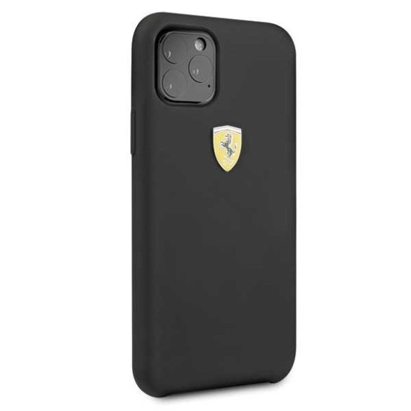 Ferrari iPhone 11 Pro Urban SF Silicon (FESSIHCN58BK) hátlap, tok, fekete