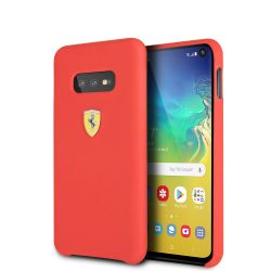   Ferrari Samsung Galaxy S10e Urban SF Silicone (FESSIHCS10LRE) hátlap, tok, piros