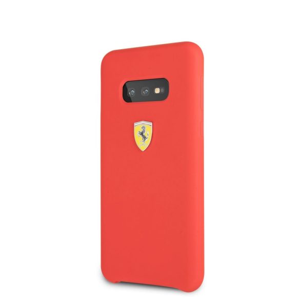 Ferrari Samsung Galaxy S10e Urban SF Silicone (FESSIHCS10LRE) hátlap, tok, piros