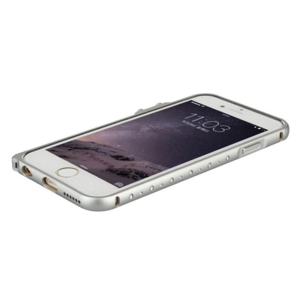 Baseus Eternal Series iPhone 6 alumínium bumper, ezüst