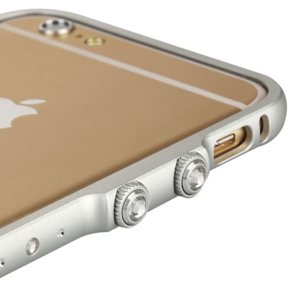 Baseus Eternal Series iPhone 6Plus/6S Plus alumínium bumper, ezüst
